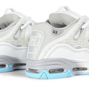 Osiris D3 2001 Skate Shoes - White/Grey/Baby Blue
