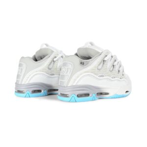 Osiris D3 2001 Skate Shoes - White/Grey/Baby Blue