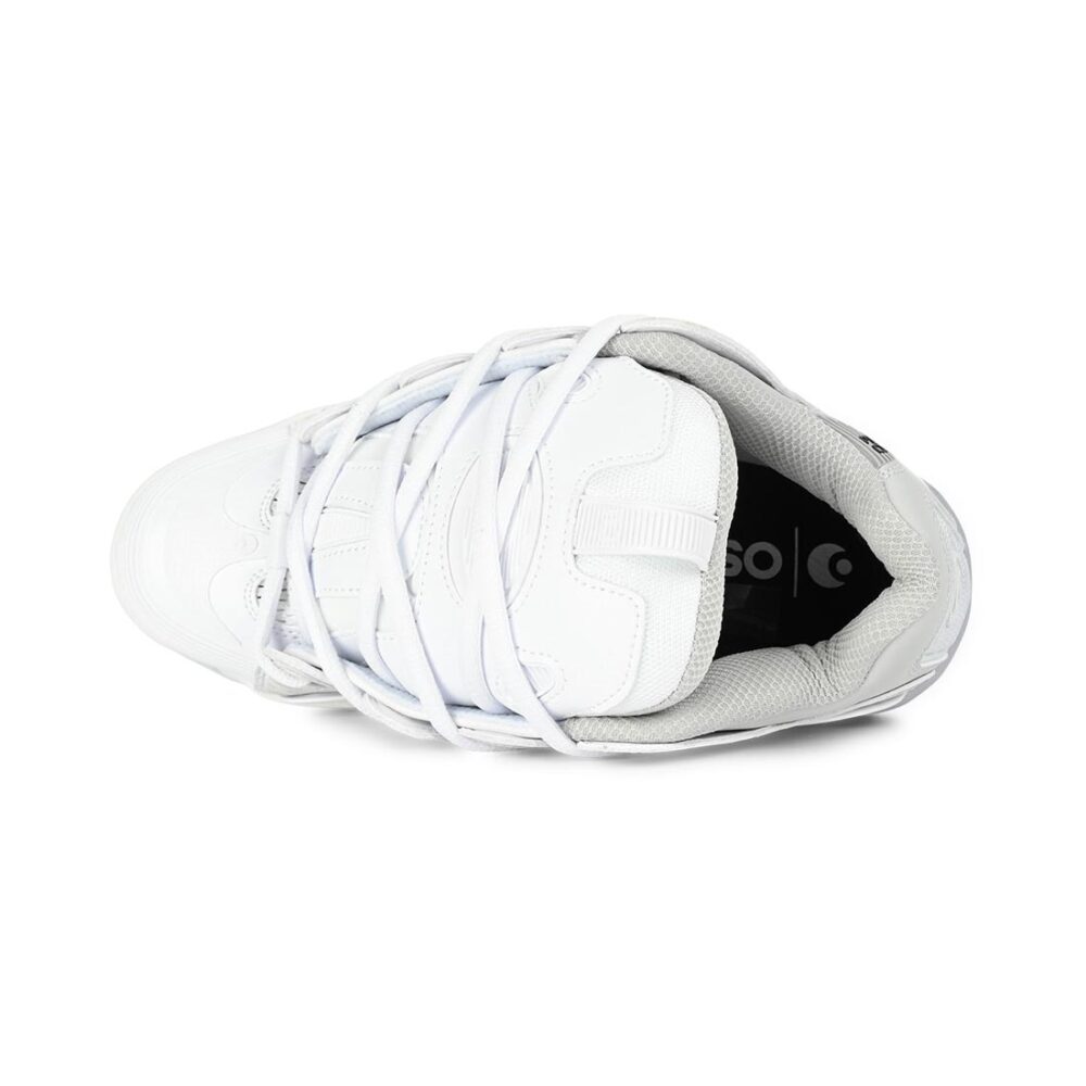 Osiris D3 2001 Skate Shoes - White/Grey/Baby Blue