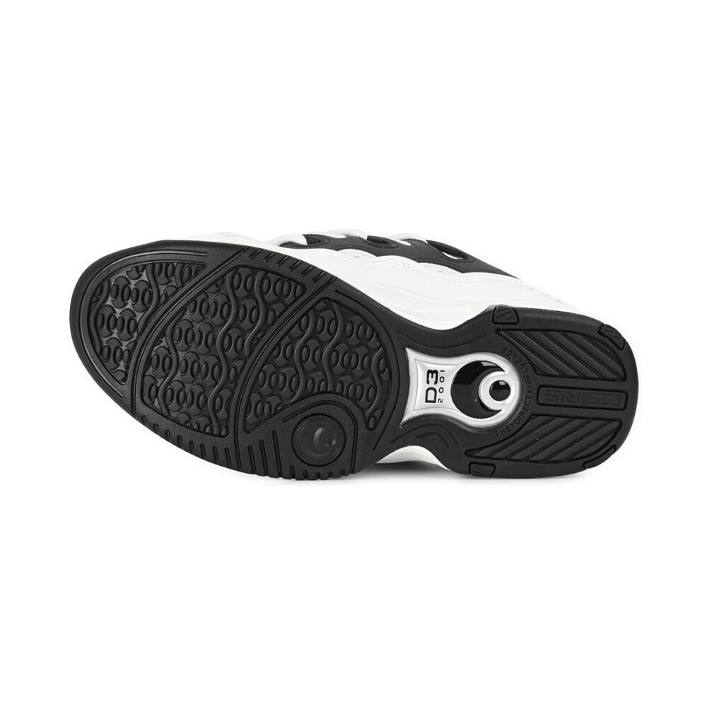 Osiris D3 2001 Skate Shoes - White/White/Black