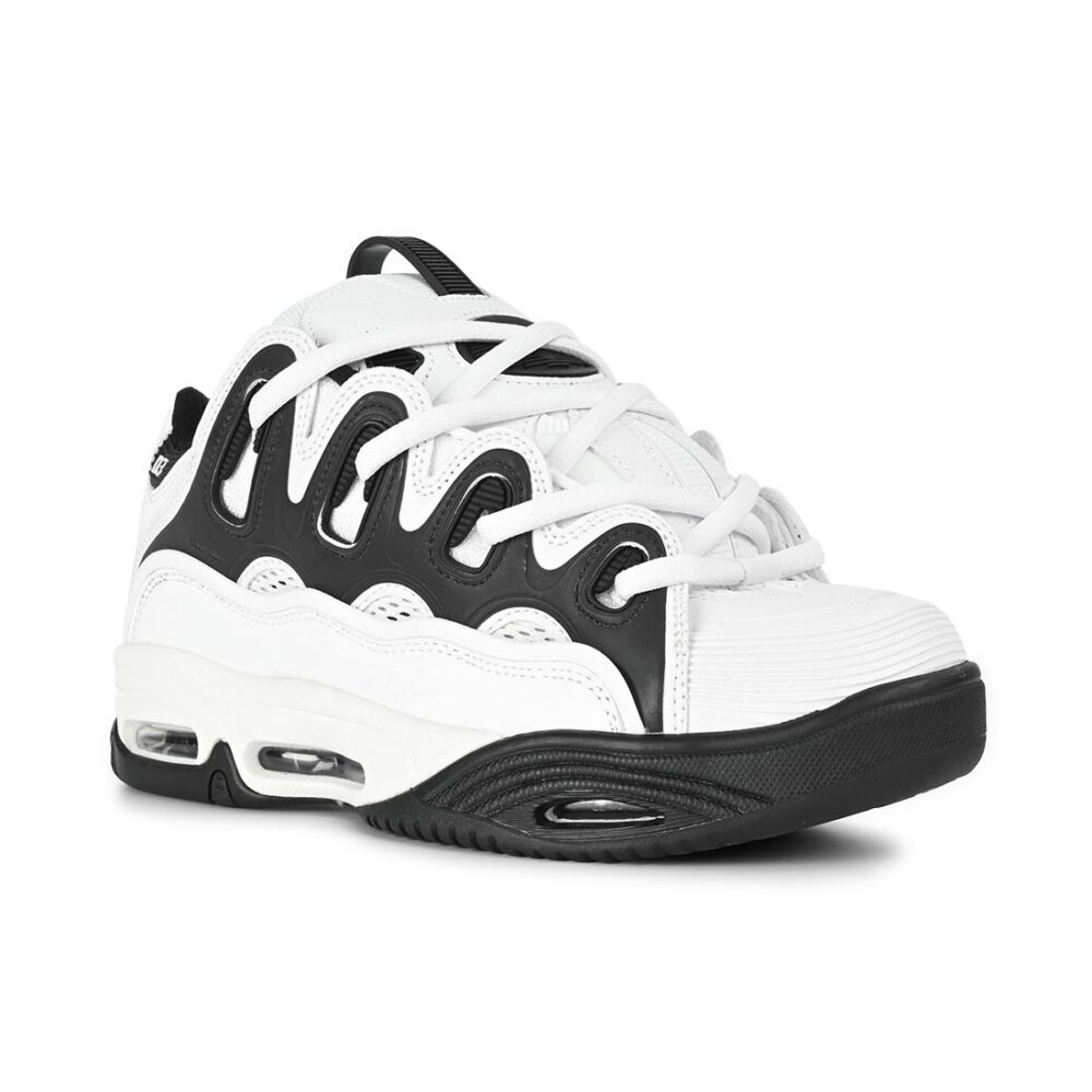 Osiris D3 2001 Skate Shoes - White/White/Black