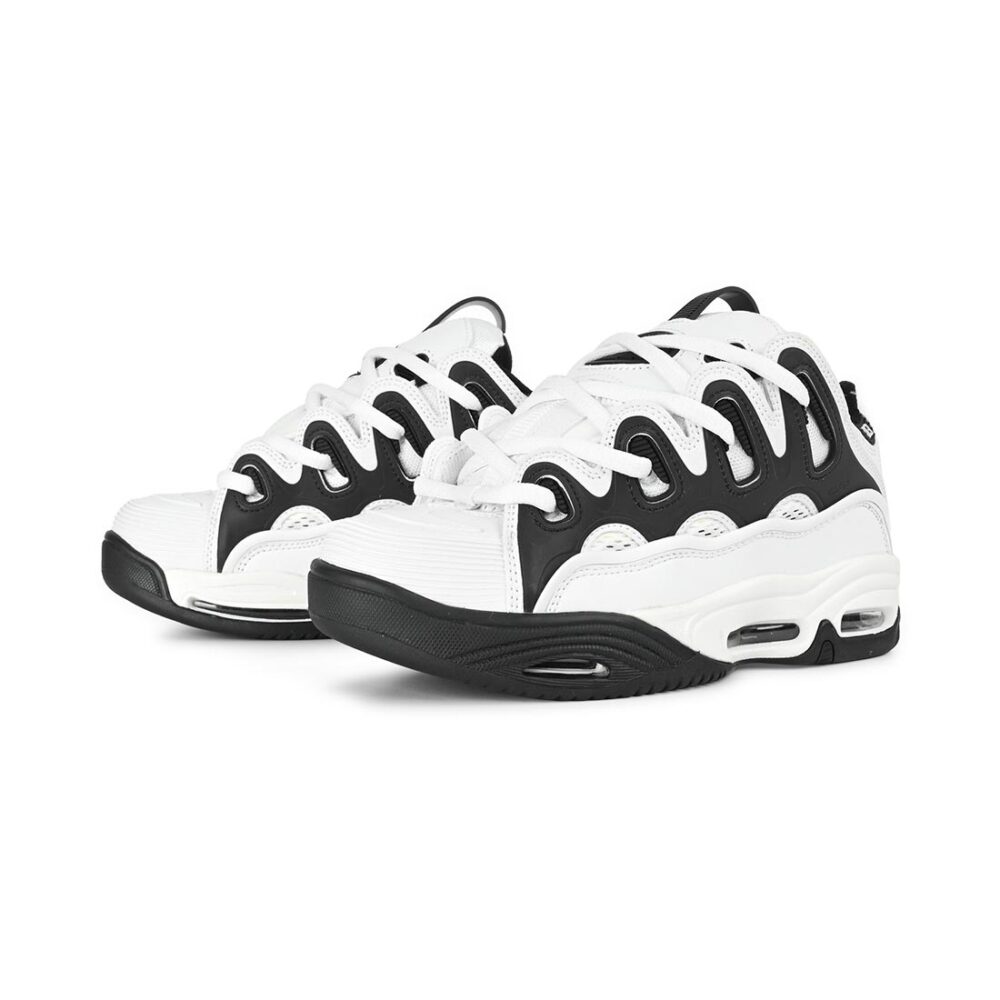 Osiris D3 2001 Skate Shoes - White/White/Black