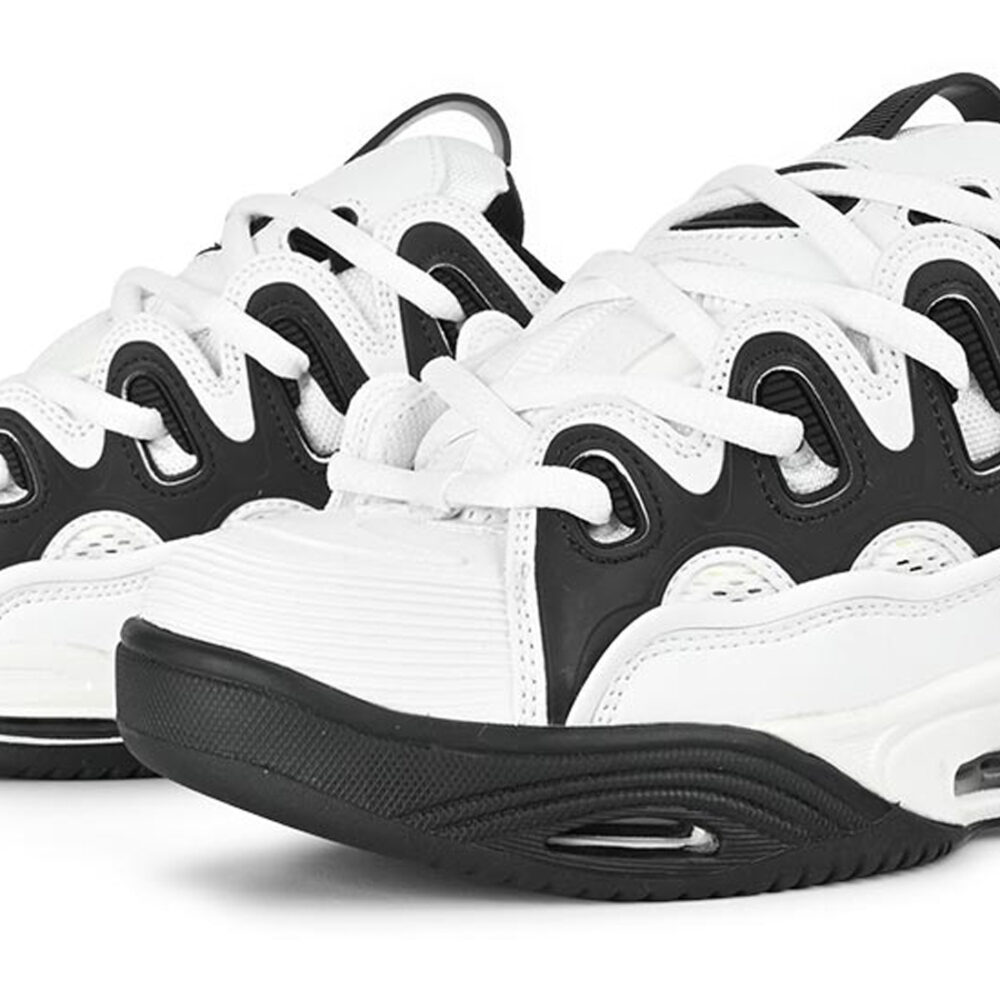 Osiris D3 2001 Skate Shoes - White/White/Black