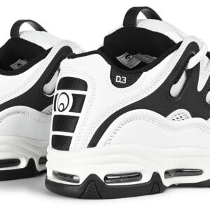 Osiris D3 2001 Skate Shoes - White/White/Black