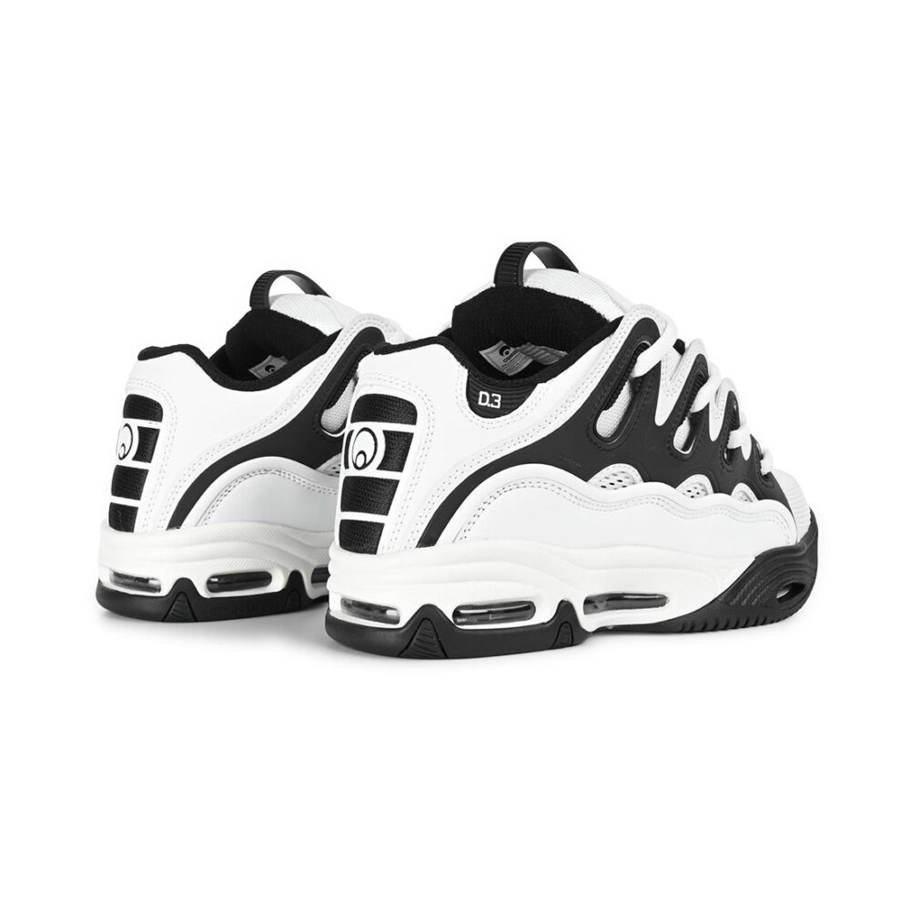 Osiris D3 2001 Skate Shoes - White/White/Black
