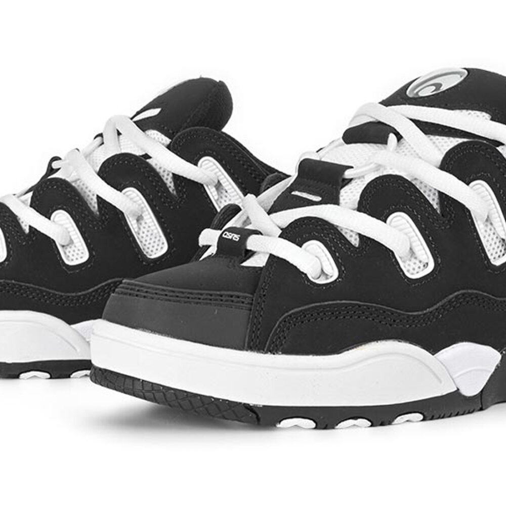 Osiris D3 OG Skate Shoes - Black/White/Black