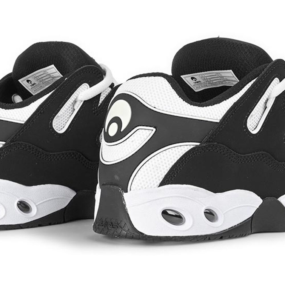 Osiris D3 OG Skate Shoes - Black/White/Black