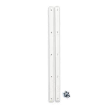 Pig Skateboard Rails (2 Pack) - White