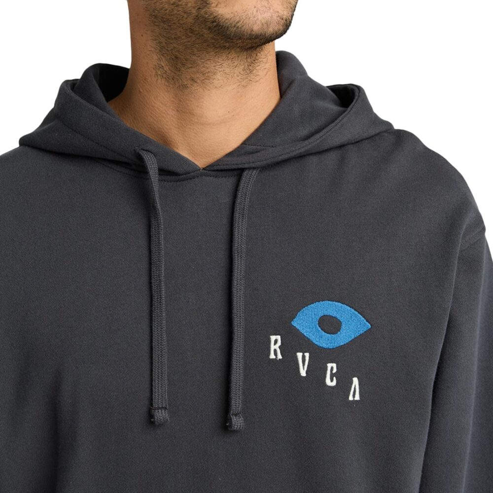 RVCA Keep Growing Pullover Hoodie - Garage Blue