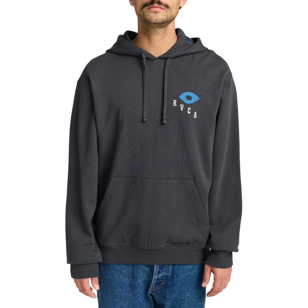RVCA Keep Growing Pullover Hoodie - Garage Blue