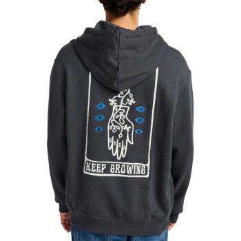 RVCA Keep Growing Pullover Hoodie - Garage Blue