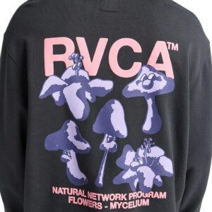 RVCA Natural Network Pullover Hoodie - Garage Blue