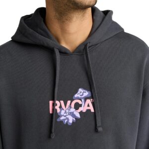 RVCA Natural Network Pullover Hoodie - Garage Blue
