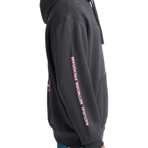 RVCA Natural Network Pullover Hoodie - Garage Blue