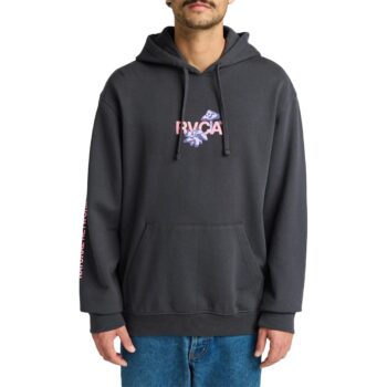 RVCA Natural Network Pullover Hoodie - Garage Blue