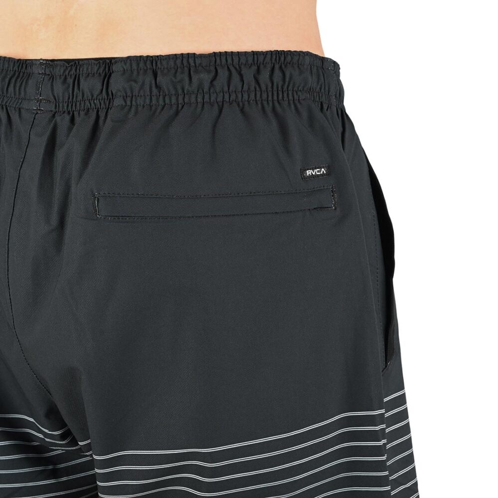 RVCA Sport Yogger Stretch Short - Black Stripe