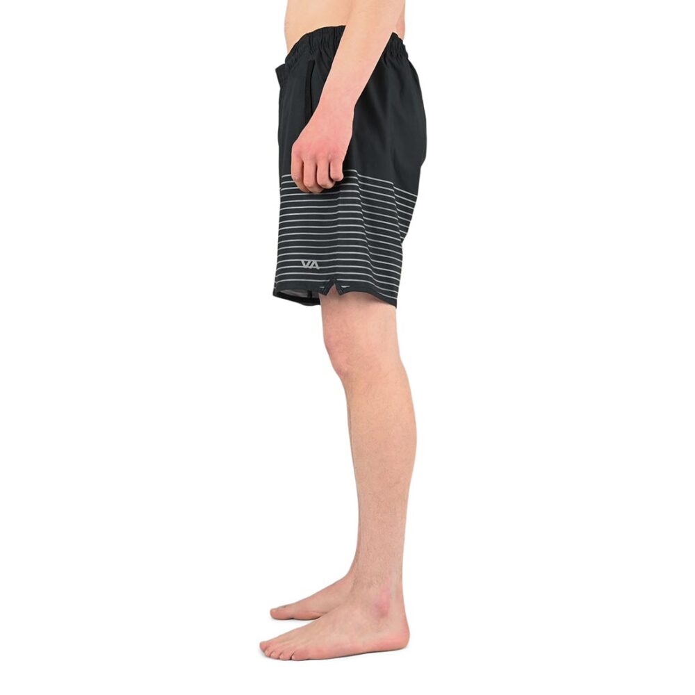 RVCA Sport Yogger Stretch Short - Black Stripe