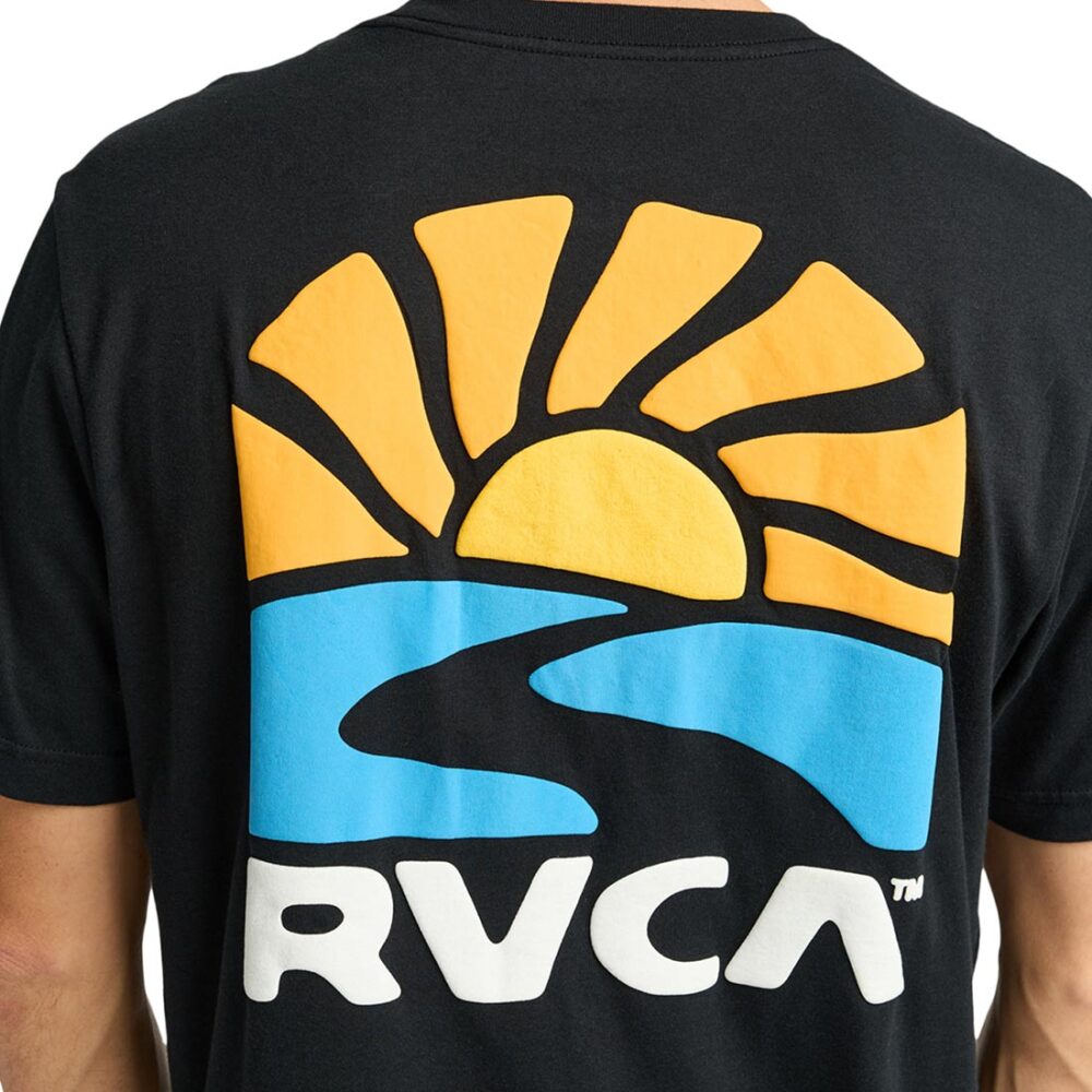 RVCA Sun Phase Short-Sleeved T-Shirt - Black