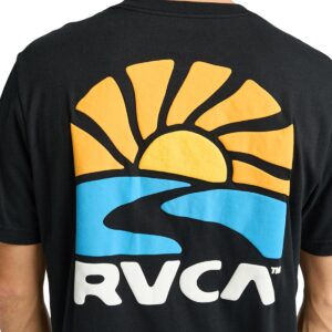 RVCA Sun Phase Short-Sleeved T-Shirt - Black
