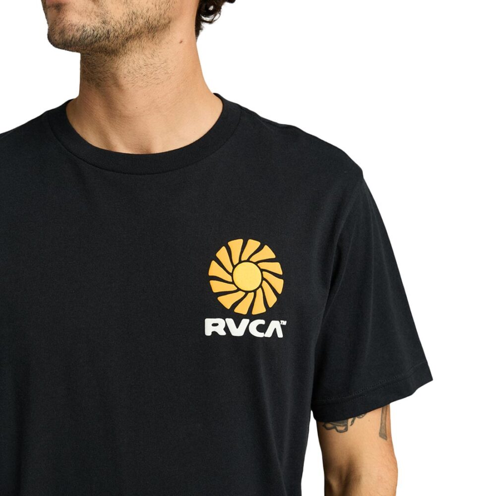 RVCA Sun Phase Short-Sleeved T-Shirt - Black
