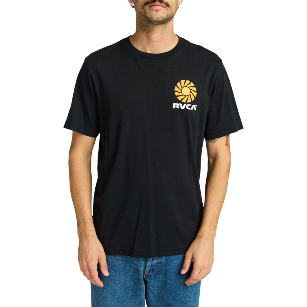 RVCA Sun Phase Short-Sleeved T-Shirt - Black