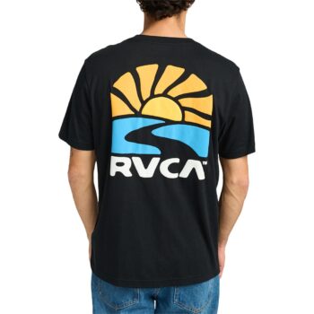 RVCA Sun Phase Short-Sleeved T-Shirt - Black