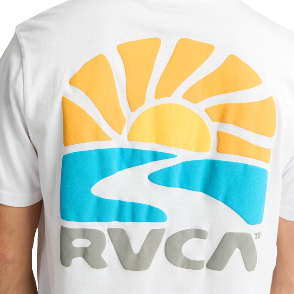 RVCA Sun Phase Short-Sleeved T-Shirt - White