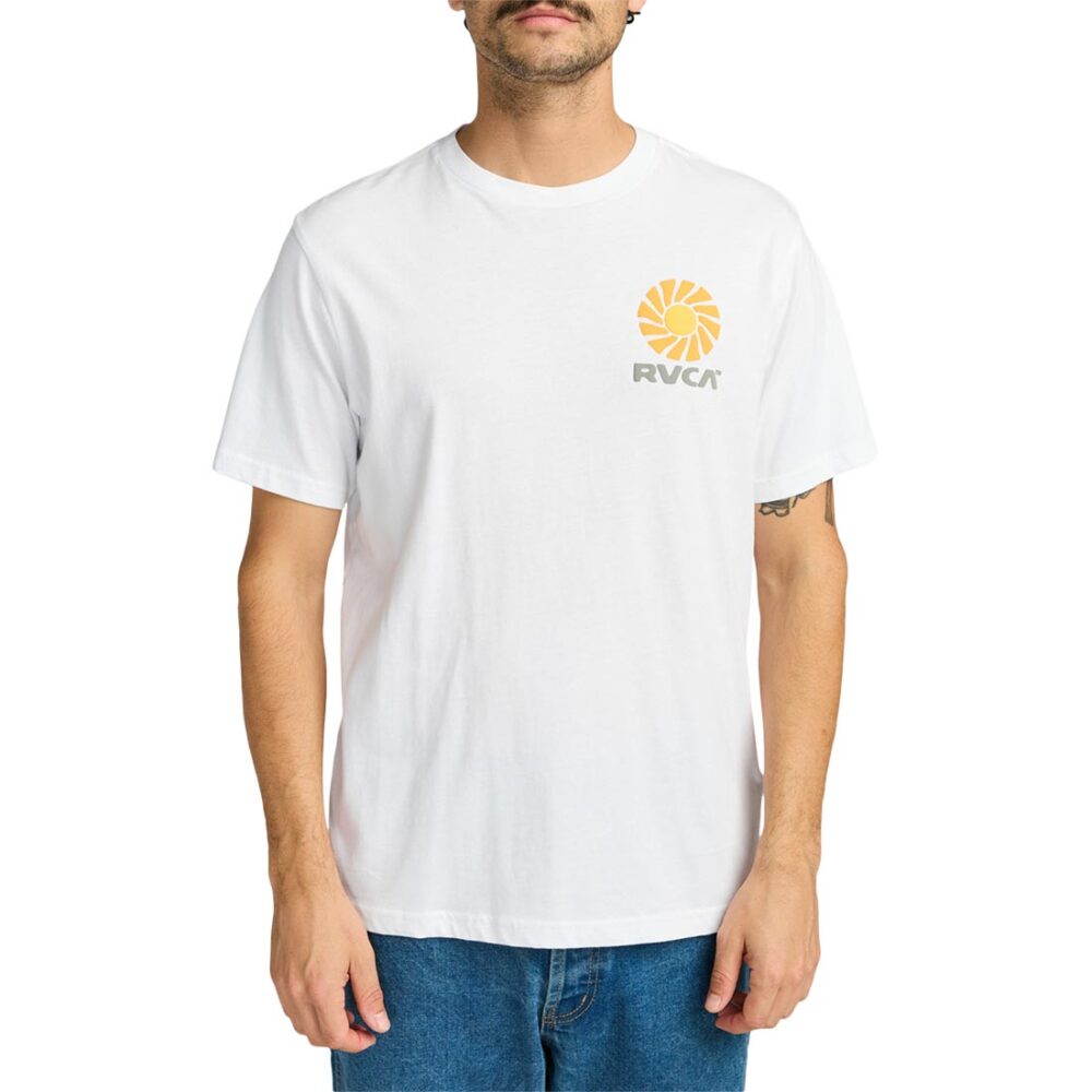 RVCA Sun Phase Short-Sleeved T-Shirt - White