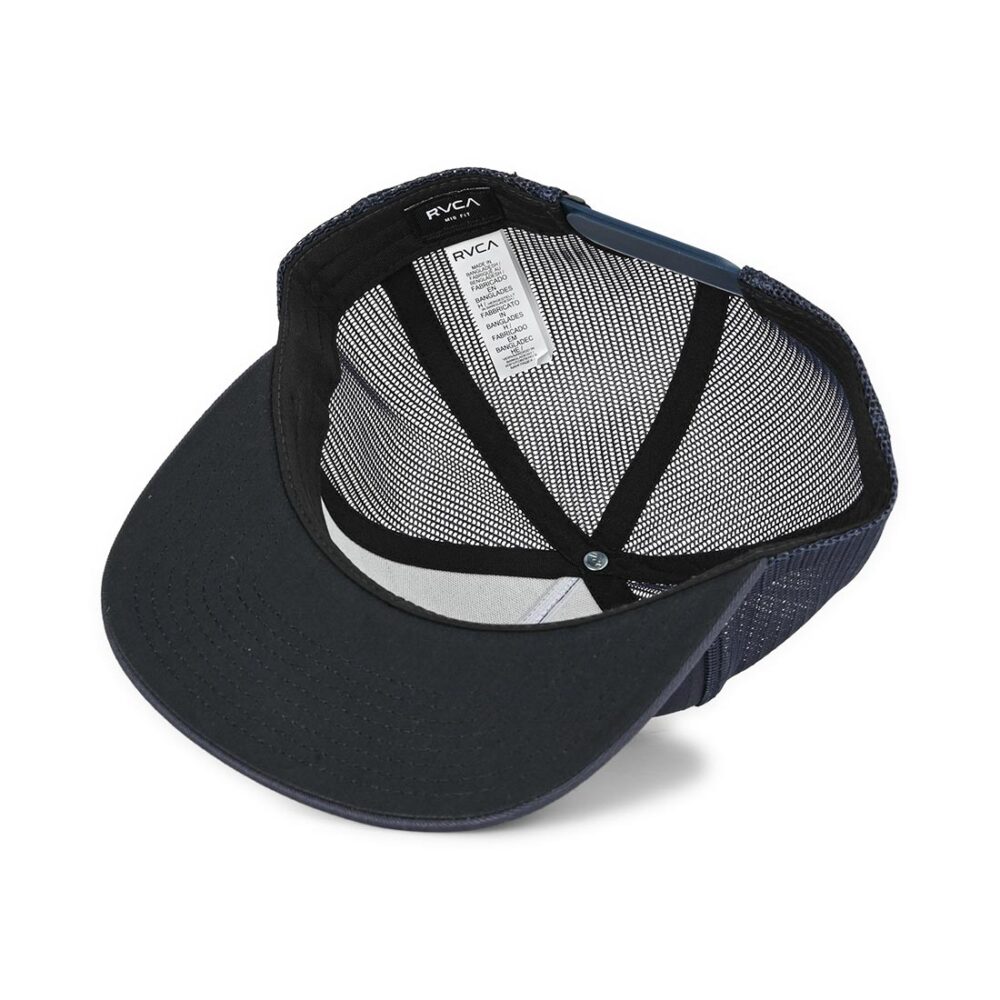 RVCA VA All The Way Print Trucker Cap - Navy