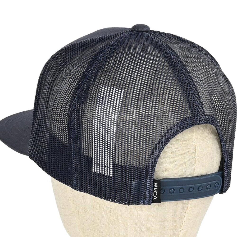 RVCA VA All The Way Print Trucker Cap - Navy