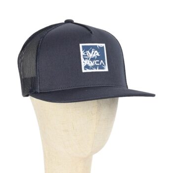 RVCA VA All The Way Print Trucker Cap - Navy