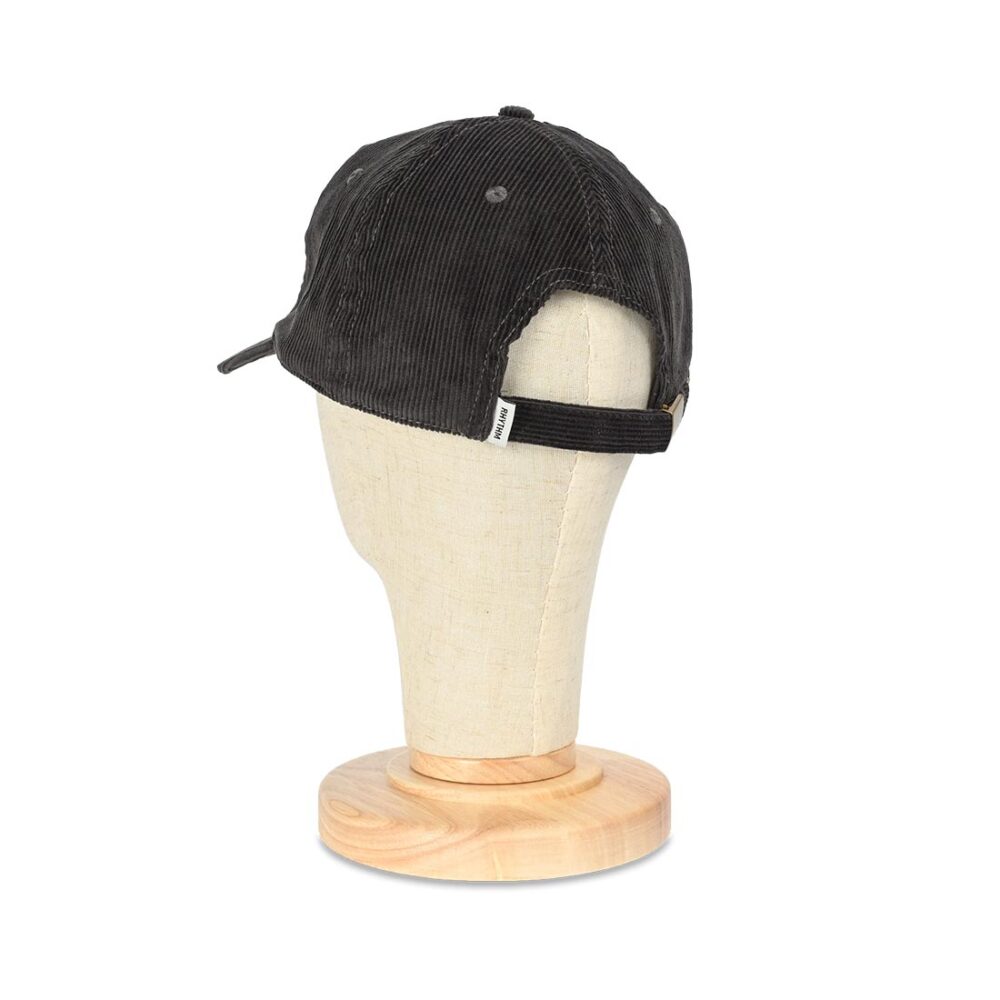 Rhythm Awake Cord Strapback Cap - Charcoal