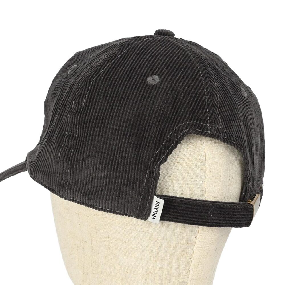 Rhythm Awake Cord Strapback Cap - Charcoal