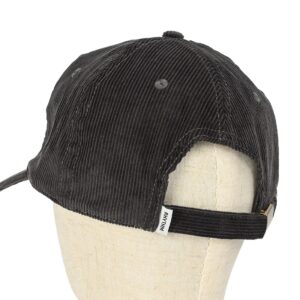 Rhythm Awake Cord Strapback Cap - Charcoal
