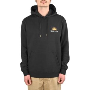 Rhythm Brand Fleece Pullover Hoodie - Black