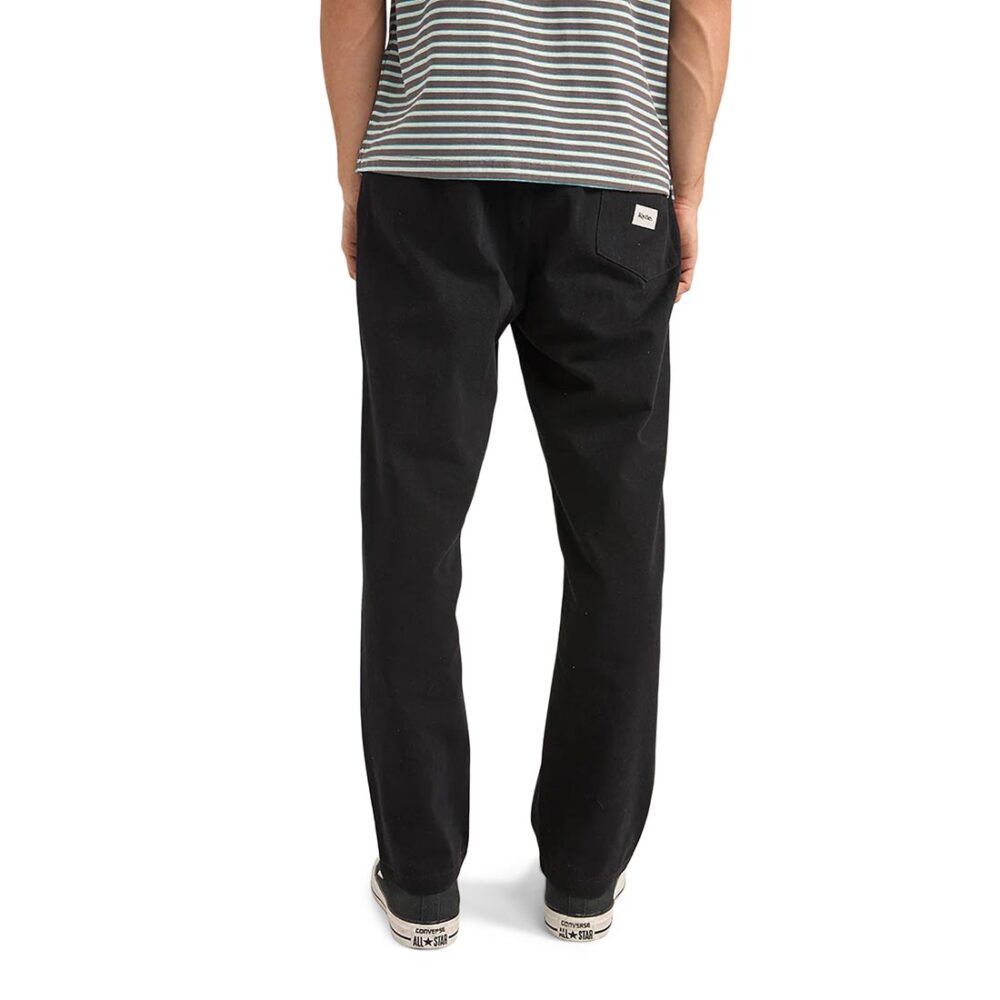 Rhythm Brushed Jam Relaxed Pants - Black