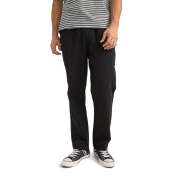 Rhythm Brushed Jam Relaxed Pants - Black