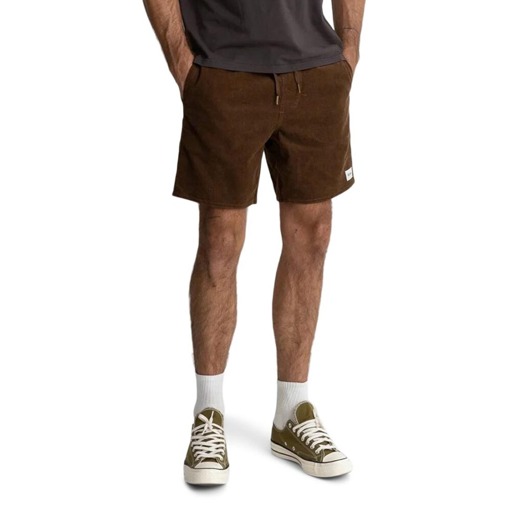 Rhythm Classic Cord Jam Walk Shorts - Chocolate (SP25)