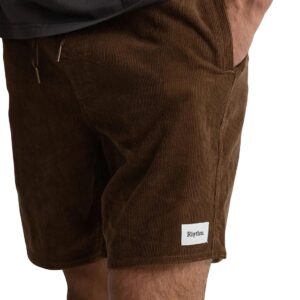 Rhythm Classic Cord Jam Walk Shorts - Chocolate (SP25)