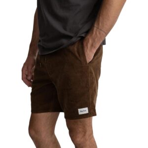 Rhythm Classic Cord Jam Walk Shorts - Chocolate (SP25)