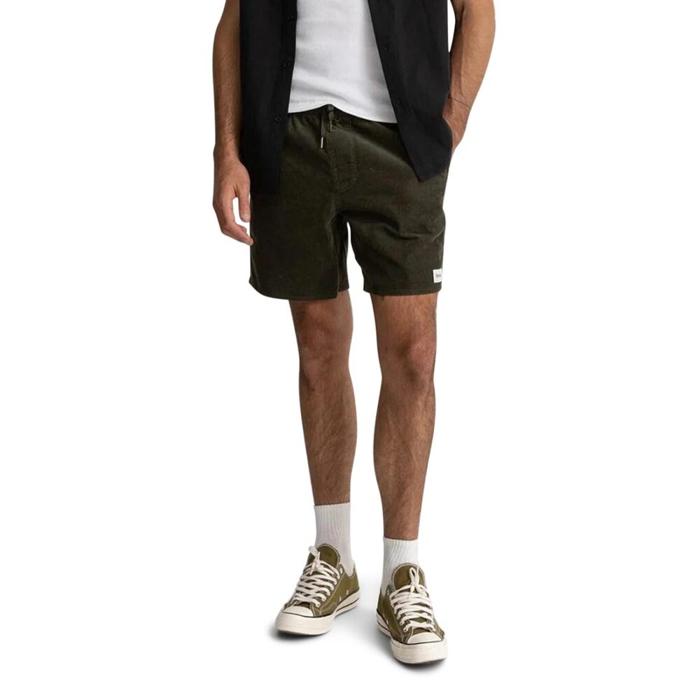 Rhythm Classic Cord Jam Walk Shorts - Olive (SP25)