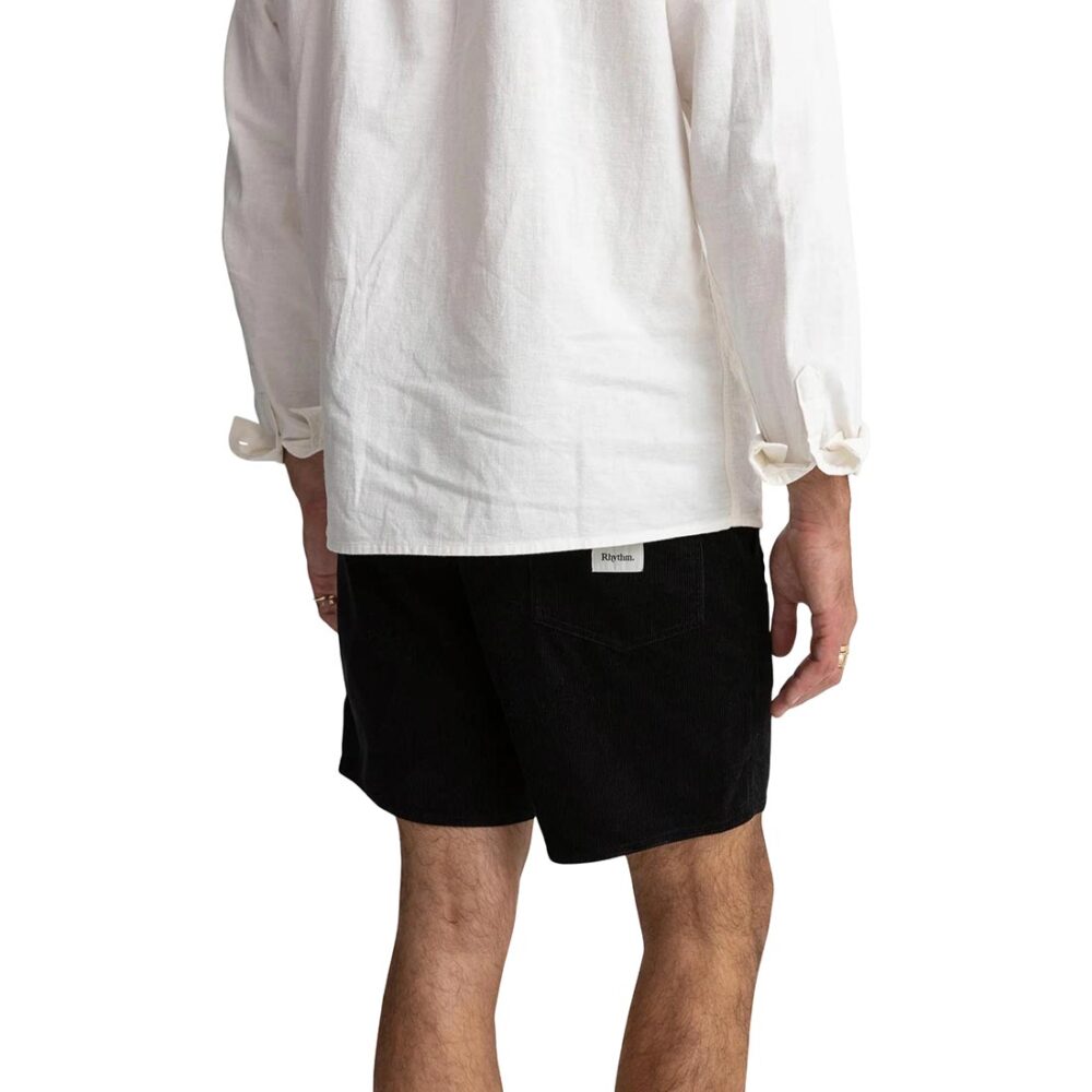 Rhythm Classic Cord Jam Walk Shorts - Vintage Black
