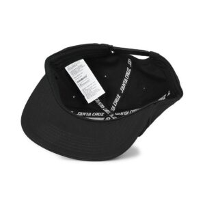 Santa Cruz Tonal Dot Snapback Cap - Black