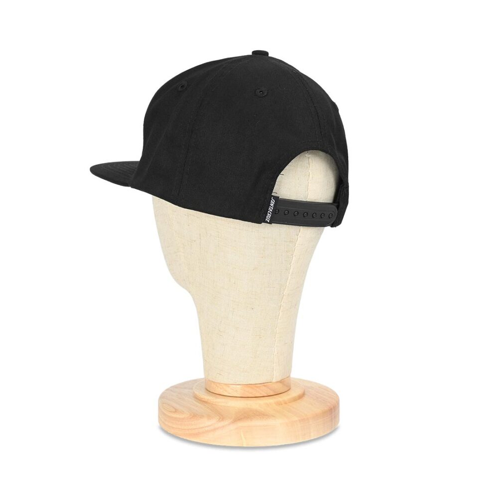 Santa Cruz Tonal Dot Snapback Cap - Black