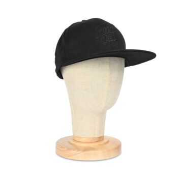 Santa Cruz Tonal Dot Snapback Cap - Black