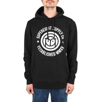 Supereight Supply Co Owl Pullover Hoodie - Black