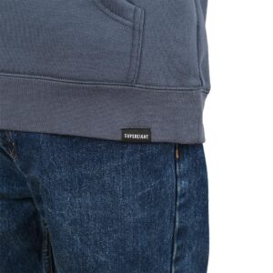 Supereight x Outwood Owl Pullover Hoodie - Mid Blue