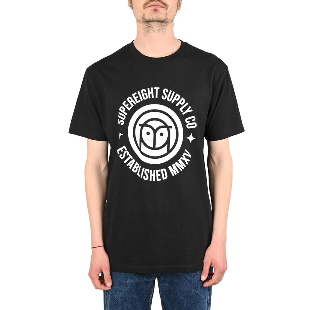 Supereight Supply Co Owl S/S T-Shirt - Black