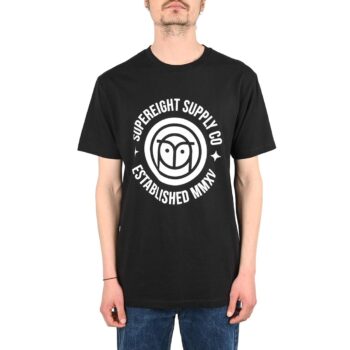 Supereight Supply Co Owl S/S T-Shirt - Black