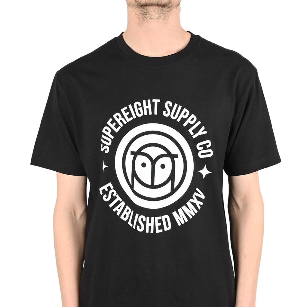 Supereight Supply Co Owl S/S T-Shirt - Black